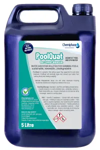 PoolQuat - Non Copper Swimming Pool Algaecide 5 Litres