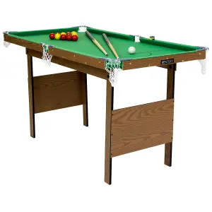 Junior 4ft Snooker/Pool Table With Pool Balls And 2 Cues