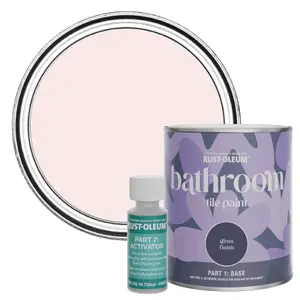 Rust-Oleum China Rose Gloss Bathroom Tile Paint 750ml