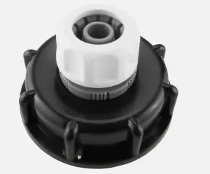 IBC TANK Fitting Adapter Selection CAP TAIL VALVE Connector Outlet Adapter (S60x6) to 1/2" Garden hose