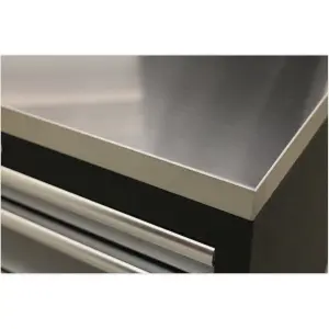 Sealey Modular Storage System Combo Stainless Steel Worktop APMSSTACK02SS