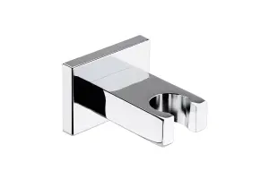 Shower Accessories Square Wall Bracket - Chrome - Balterley