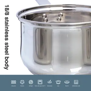 Buckingham Premium Induction Stainless Steel  Saucepan 16 cm / 2 L