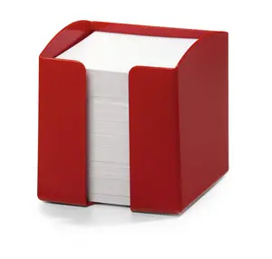 Durable TREND 800 Sheet Note Box Memo Pad Cube - Red