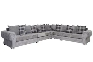 Verona 8 Seater - Left Hand - Chenille