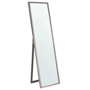 Beliani Scandinavian Standing Mirror TORCY Silver