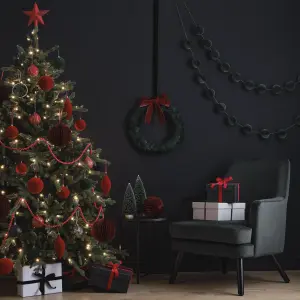 Dark green Christmas Freestanding Table top decoration (H) 250mm