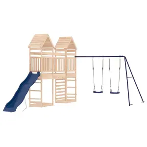 Berkfield Outdoor Playset Solid Wood Pine