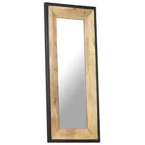 Berkfield Mirror 110x50 cm Solid Mango Wood