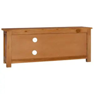 Berkfield TV Cabinet 100x30x40 cm Solid Teak Wood