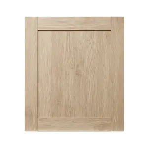 GoodHome Alpinia Matt light oak effect Shaker Appliance Cabinet door (W)600mm (H)687mm (T)18mm