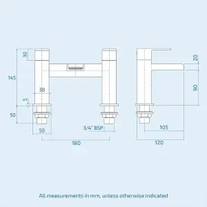 Square Chrome Thermostatic Overhead Shower Kit with Waterfall Basin Mixer Tap & Bath Filler Set inc. Waste Set