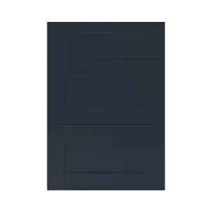 GoodHome Artemisia Matt midnight blue 3 drawer front, Pack of 1 (H)715mm (W)497mm (T)18mm