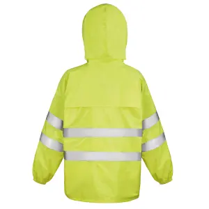 SAFE-GUARD by Result Unisex Adult Waterproof Hi-Vis Suit Fluro Yellow (M)