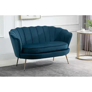 Birlea Ariel 2 Seater Sofa Blue