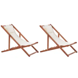 Sun Lounger Wood Dark Wood AVELLINO