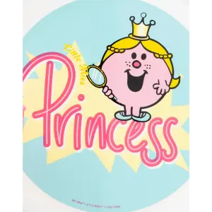 Mr Men Little Miss Princess Tableware Set (Pack of 5) Pink/Blue/White (One Size)