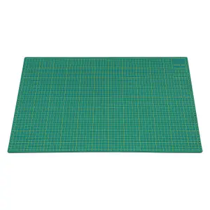 Professional Double Sided Non Slip Surface Board - With Grid Lines for Quilting Scrap Booking Fabric Sewing Paper Craft