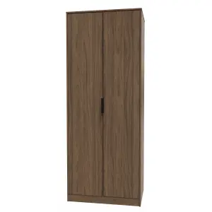 Fuji 2 Door Wardrobe in Carini Walnut (Ready Assembled)