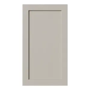 Tydeman Matt pebble Shaker Tall wall Cabinet door (W)500mm (H)900mm (T)20mm