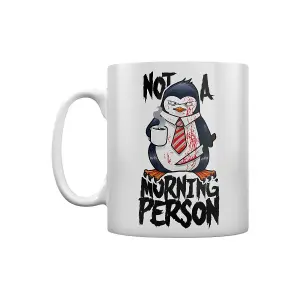 Psycho Penguin Not A Morning Person Mug White (One Size)