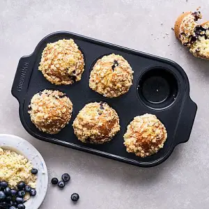 GreenPan Bistro Bakeware 6 Cup Muffin Pan