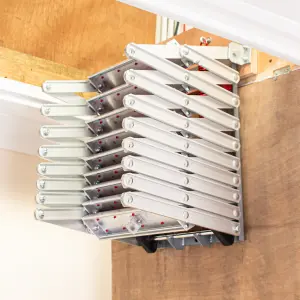 8ft (2.44m) Concertina Aluminium Loft Ladder