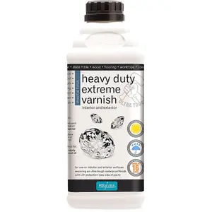 Polyvine Heavy Duty Extreme Varnish Dead Flat 1L