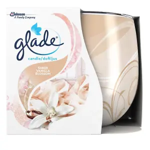 Glade Scented Candle, Air Freshener 120 g Vanilla Blossom (Pack of 12)