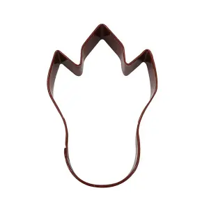 Anniversary House Dinosaur Foot Poly-Resin Coated Cookie Cutter Brown (One Size)