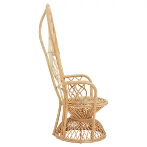 Interiors by Premier Java Natural Rattan Curved Chair