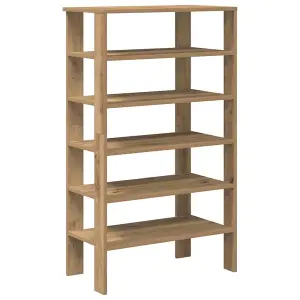 Berkfield Shoe Rack Artisan Oak 61x32x105 cm Engineered Wood