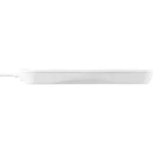 Masterplug 4 Socket Extension Lead with Surge Protection, 4 Metres, White