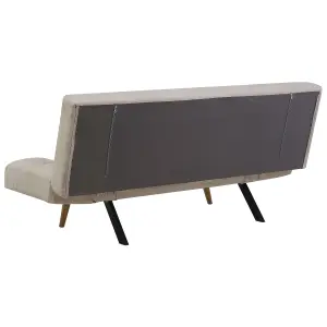 Beliani Retro Sofa Bed INGARO Beige