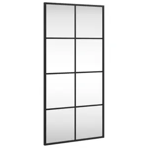 Mikayia Wall Mirror Black 80cm H x 40cm W