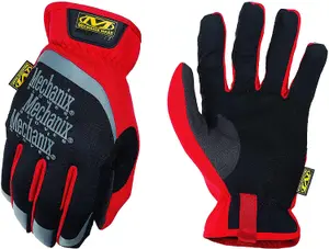 Mechanix Automotive Fastfit Glove Black & Red Large