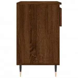 Shoe Cabinet Brown Oak 70x36x60 cm Engineered Wood