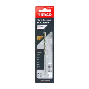 Timco - TCT Multi-Purpose Drill Bit (Size 5.5 x 100 - 1 Each)