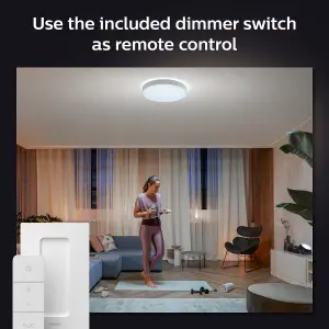 Philips Hue White Ambiance Enrave large ceiling lamp white