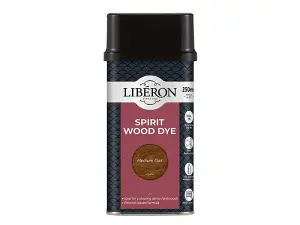 Liberon Medium Oak Spirit Wood Dye 250ml - Vibrant Deep Penetrating Color for Wood Finishing