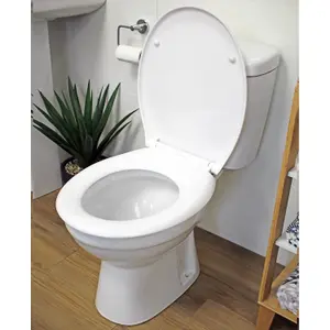 Showerdrape Granada White Quick Release Soft Close Toilet Seat