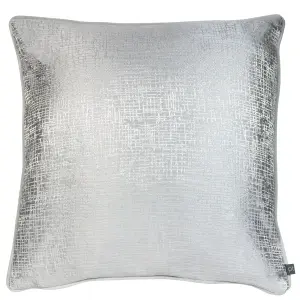 Prestigious Textiles Cinder Metallic Jacquard Piped Polyester Filled Cushion