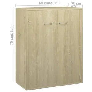 Aatish 60 Cm Wide Sideboard Oak