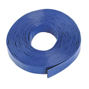 Sealey Layflat PVC Hose Reinforced With Synthetic Fibres 25mm x 10m LFH1025