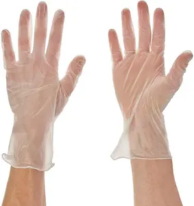 100pk Plastic Gloves Disposable Small - Kitchen Cooking Catering