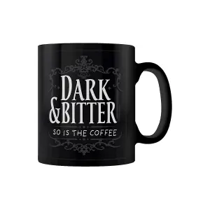 Grindstore Dark & Bitter So Is The Coffee Mug Black/White (One Size)