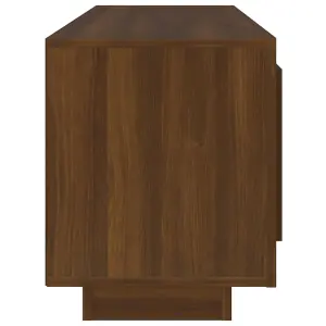 Berkfield TV Cabinet Brown Oak 102x35x45 cm Engineered Wood