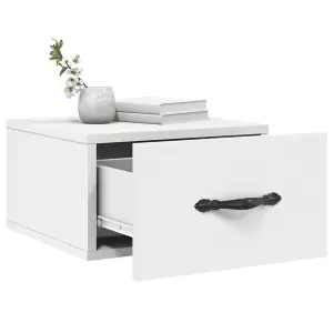 Berkfield Wall-mounted Bedside Cabinets 2 pcs White 35x35x20 cm