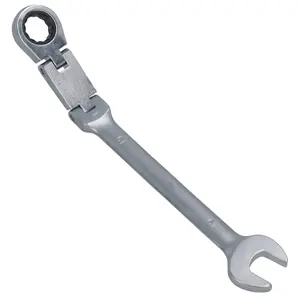 19mm Metric Double Jointed Flexi Ratchet Combination Spanner Wrench 72 Teeth