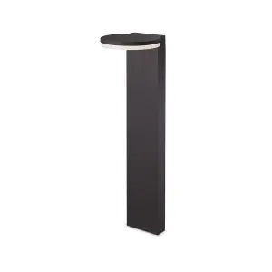 Luminosa Path Round Outdoor Bollard Anthracite IP65 4000K